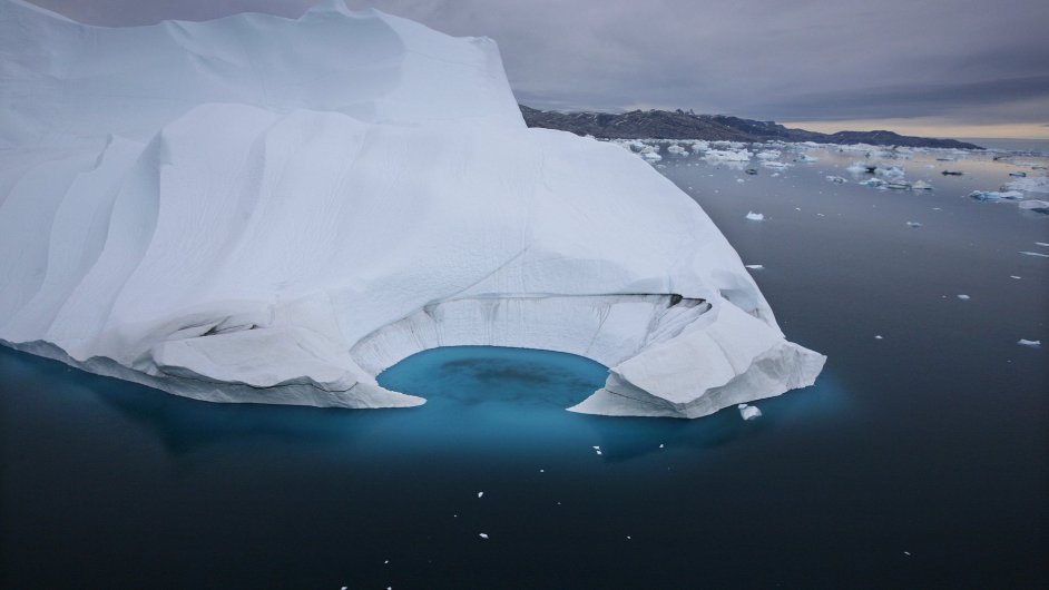 T�n� ledovc� v Gr�nsku, ilustra�n� foto