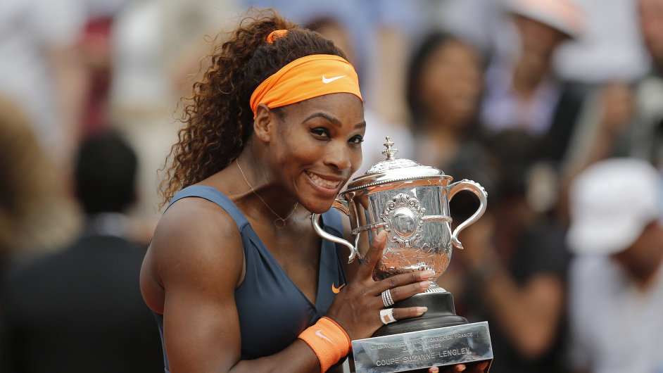 Serena Williamsov s trofej pro vtzku French Open