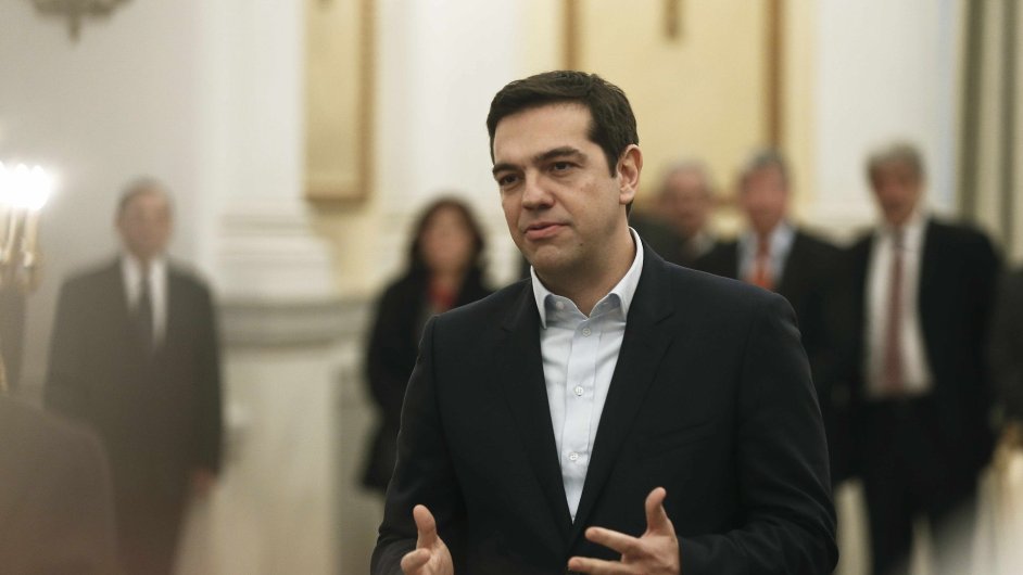 Pedseda strany Syriza a nov eck premir Alexis Tsipras (ilustran foto)