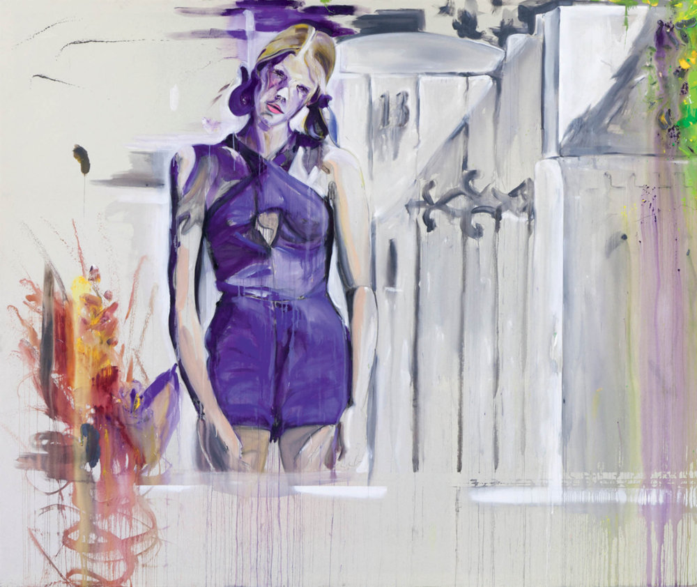 Purple Reminiscence, 2016, akryl, plátno, 320 x 380 cm