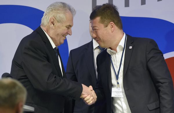 Sjezd SPD, Milo&scaron; Zeman, Tomio Okamura