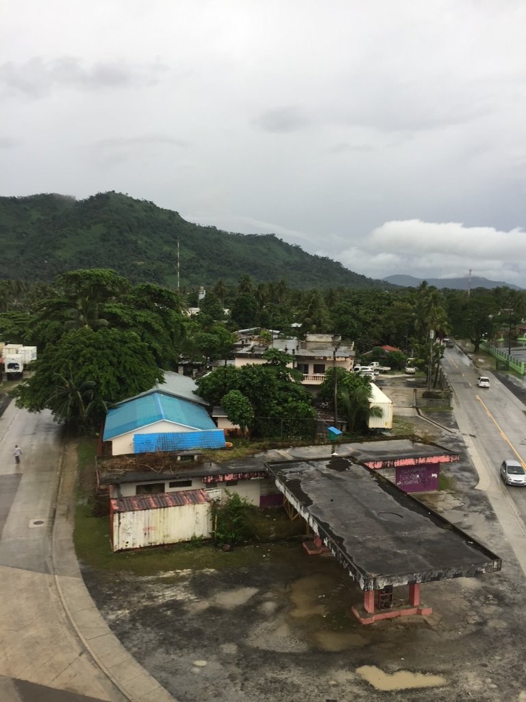 Msto instalace na ostrov Pohnpei