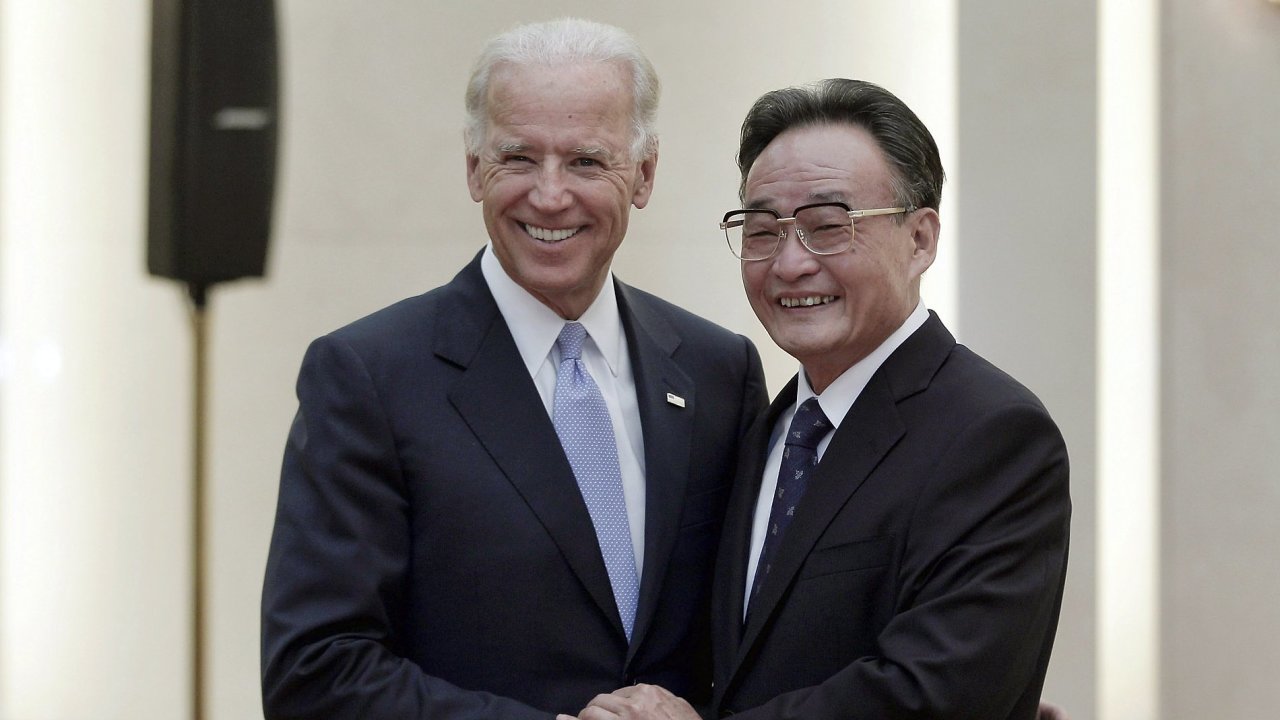 Americk viceprezident Joe Biden na nvtv Pekingu