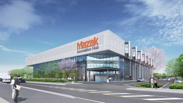 Vizualizace dokon�en�ho centra Mazak Innovation Hub.