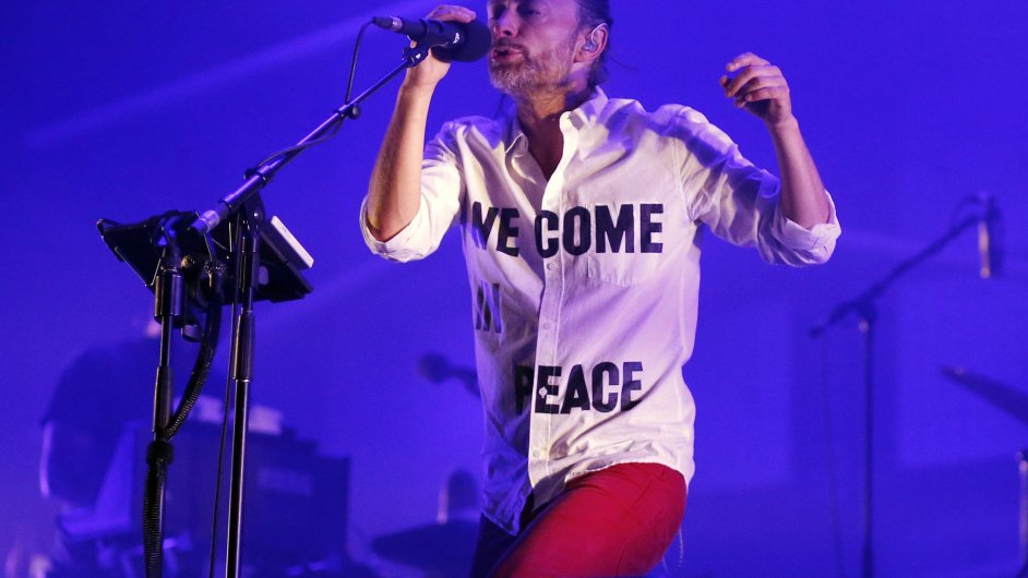 Pedevrem hrl Thom Yorke s Atoms for Peace na festivalu Exit v Novm Sadu.