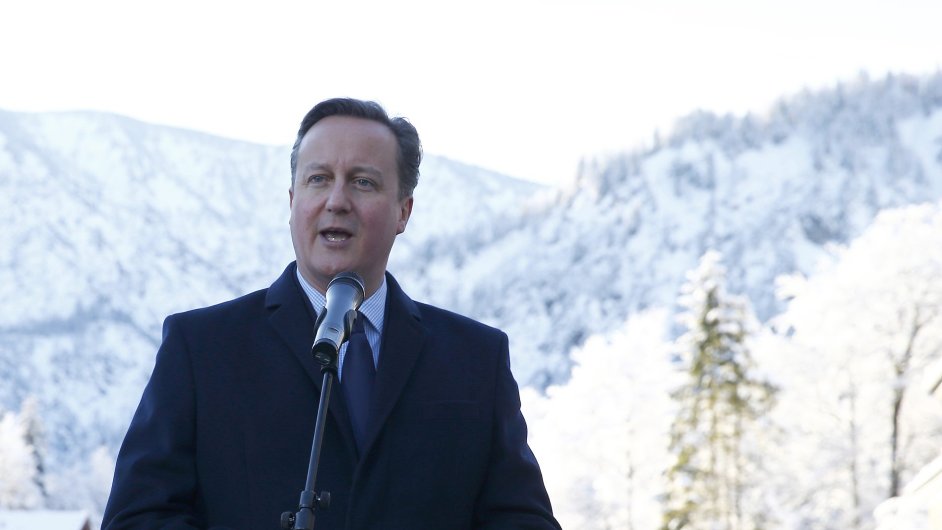Na sjezd nmeck vldn strany CSU dorazil i britsk premir David Cameron.
