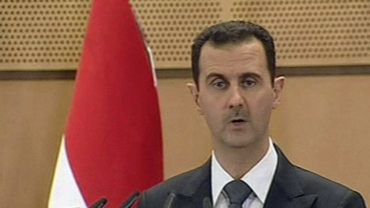 Syrsk prezident Bar Asad pedn projev