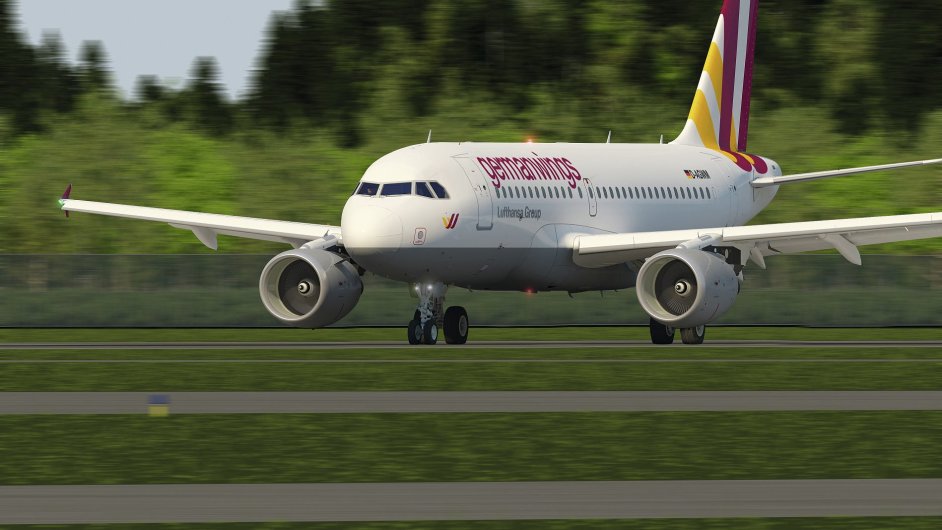 Letadlo German Wings s novm logem