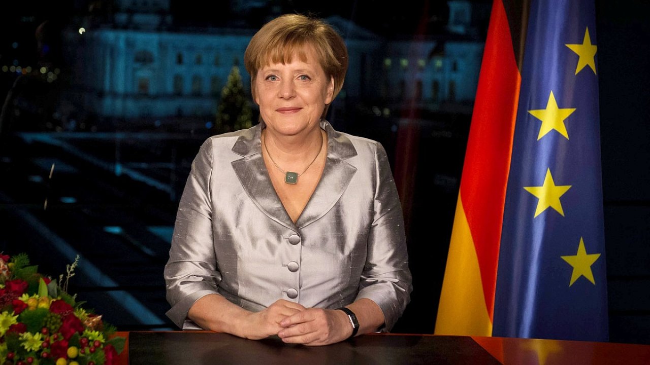 Angela Merkelov pi novoronm projevu
