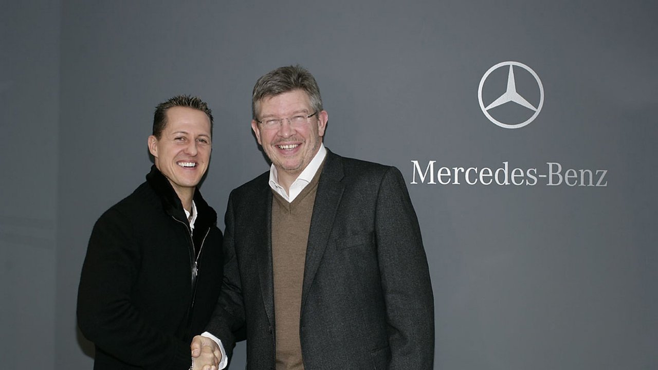 Michael Schumacher a f stje Mercedes Ross Brawn