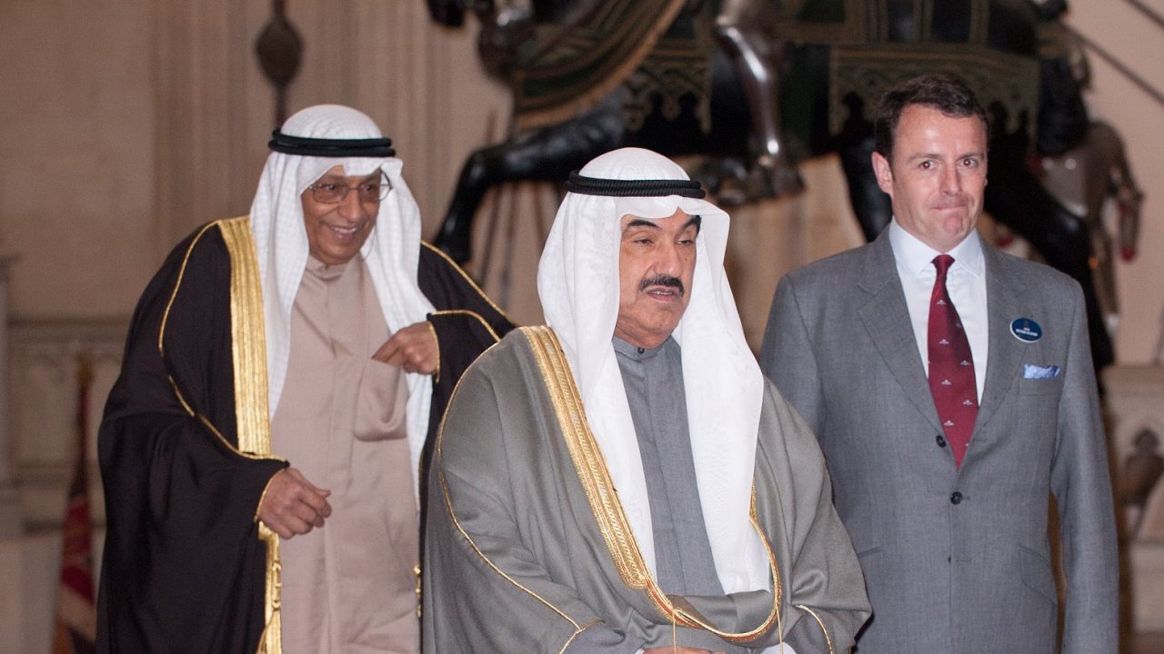 Kuvajtsk delegace u krlovny Albty II.