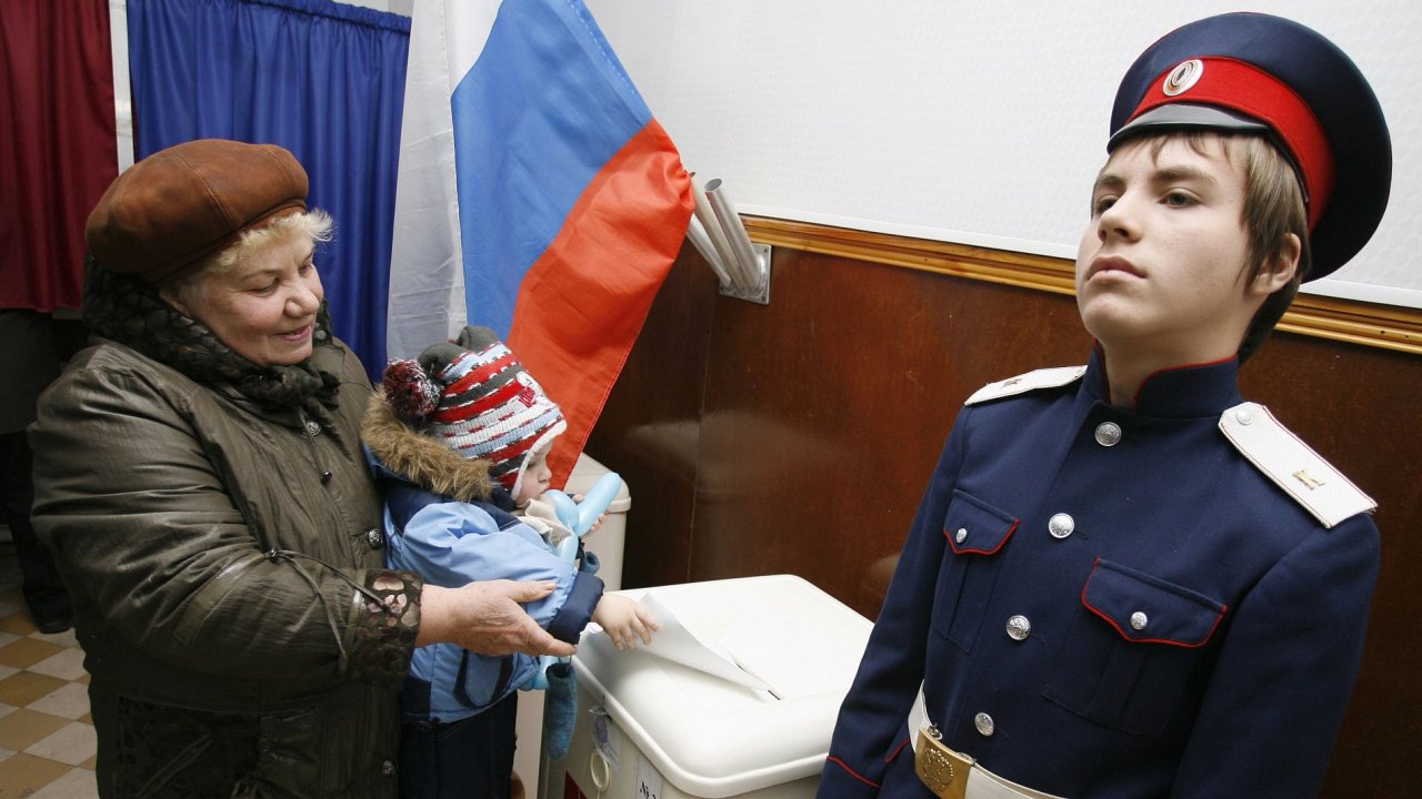 Volby v Rusku. Ilustran foto