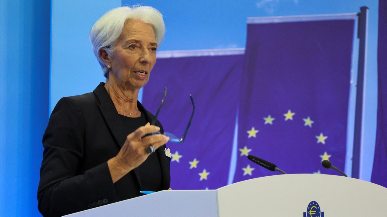 Šéfka Evropské centrální banky Christine Lagardeová.