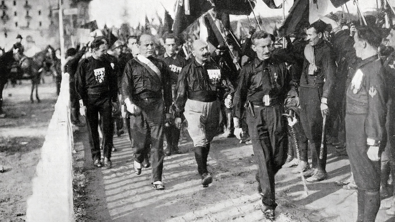 Mussoliniho pochod na Øím rok 1922,  Benito Mussolini