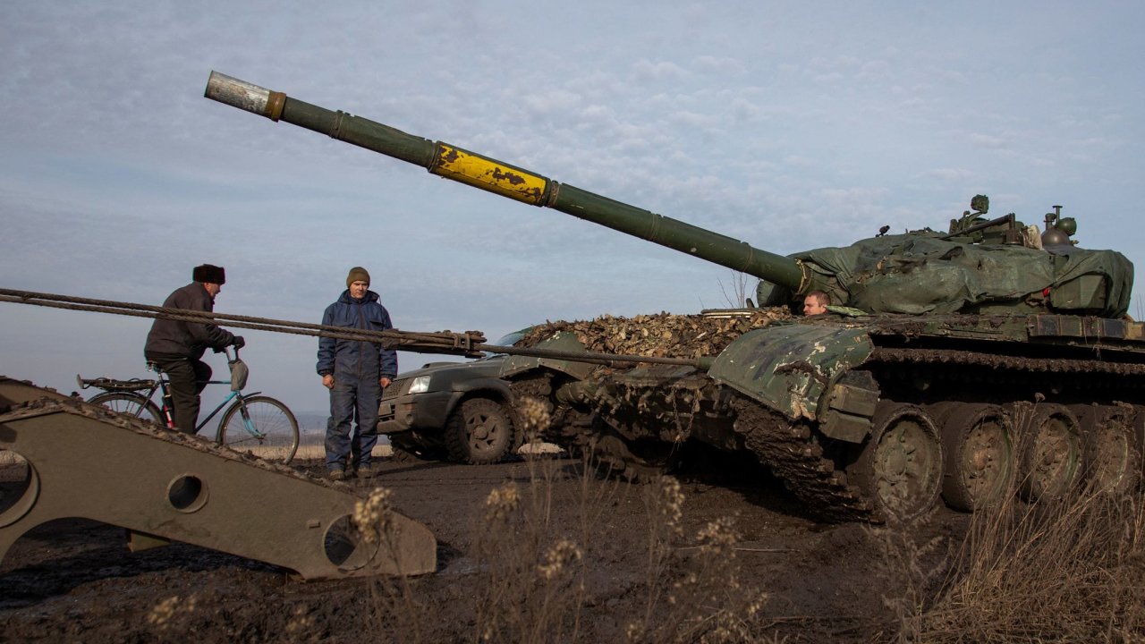 tank, Ukrajina, Bachmut