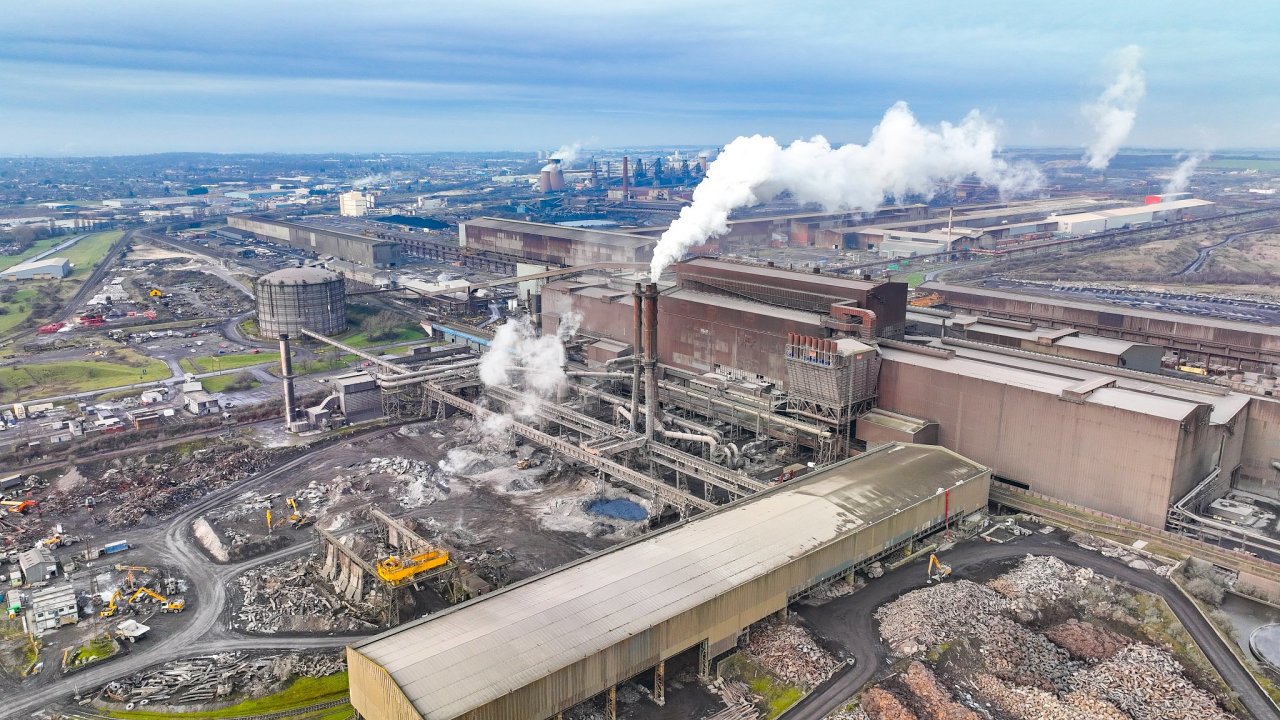 brit�nie, ocel, british steel, scunthorpe