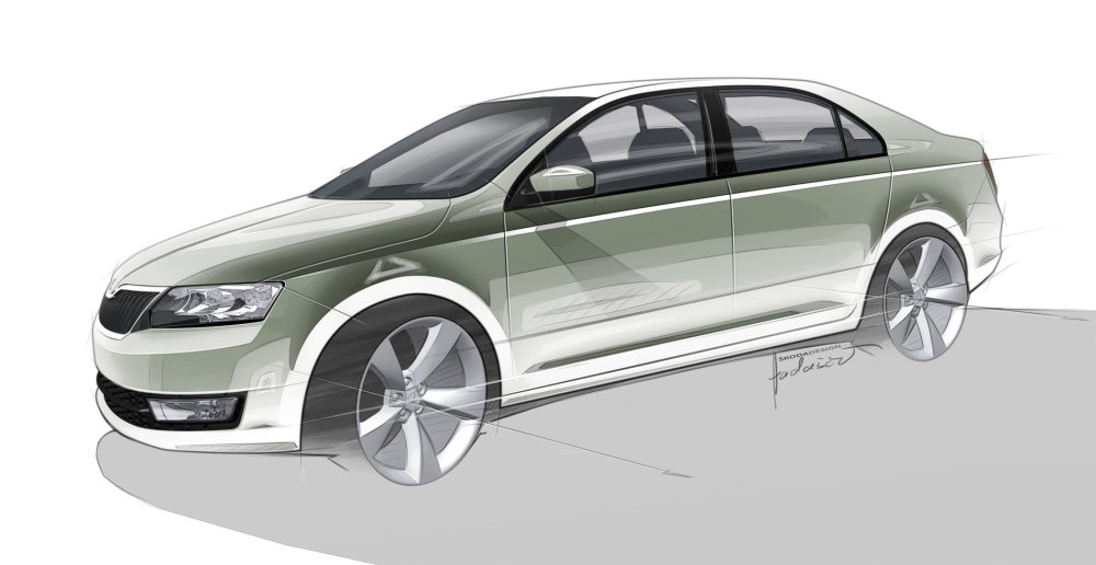 Škoda Rapid - design