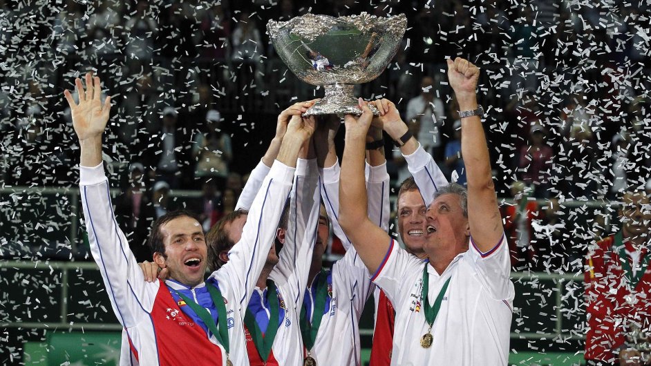 esk triumf v Davis Cupu 2012