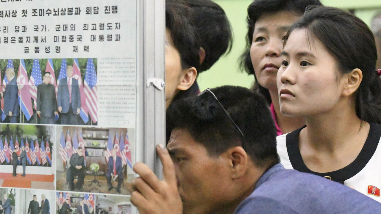 Kimv triumf: Severokorejsk mdia l summit sTrumpem jako velk vtzstv Kim ong-una. Zem douf, e zane pitkat kapitl z Jihu.