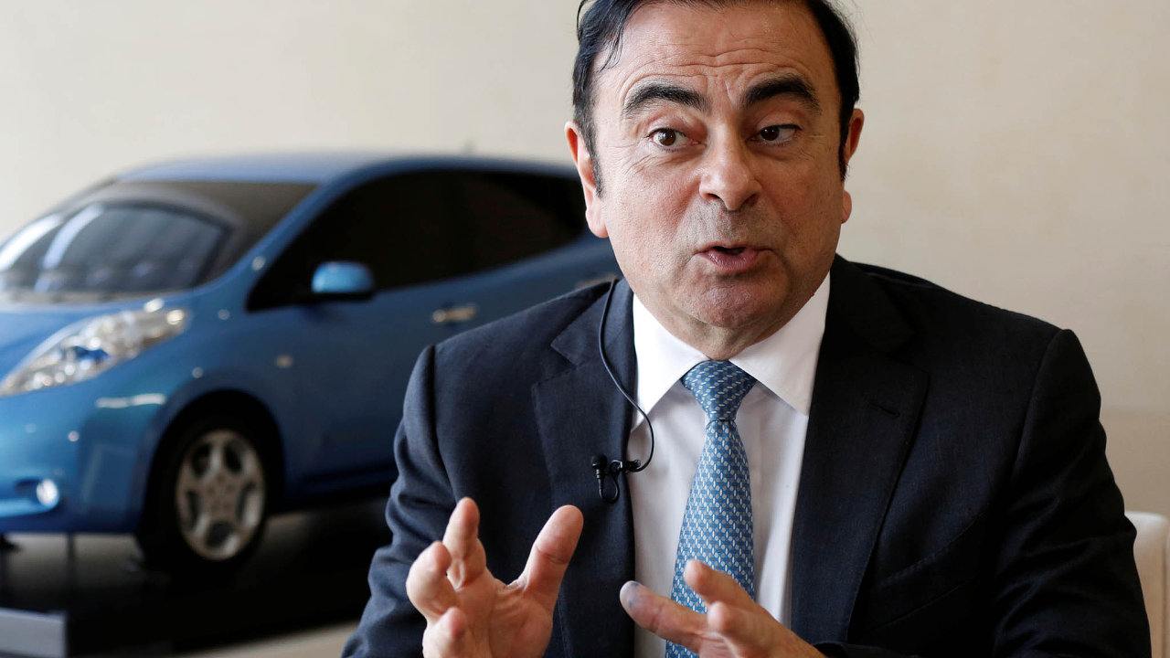 Nkdej pedseda sprvn rady automobilky Nissan Carlos Ghosn.