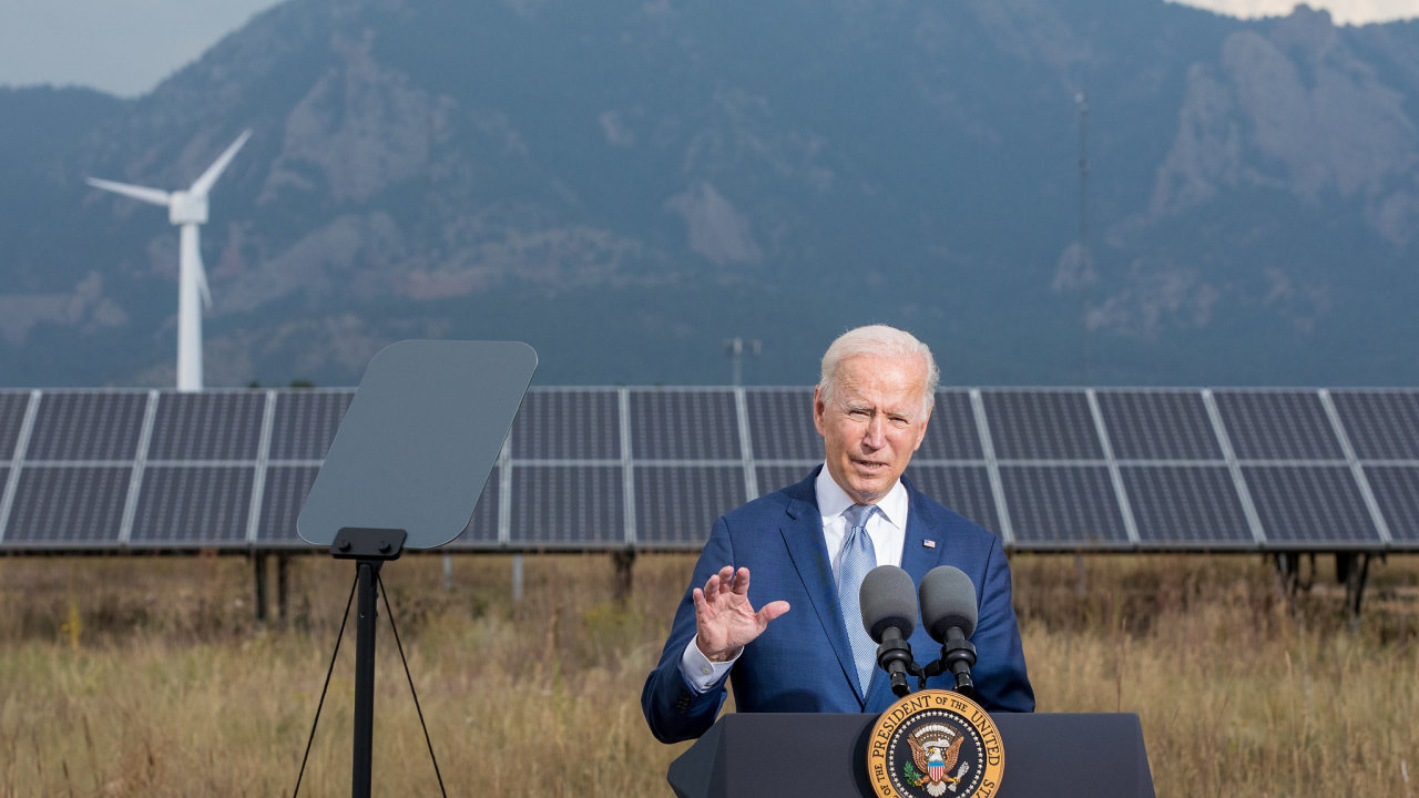 Joe Biden, USA, prezident, elektrrna, klima