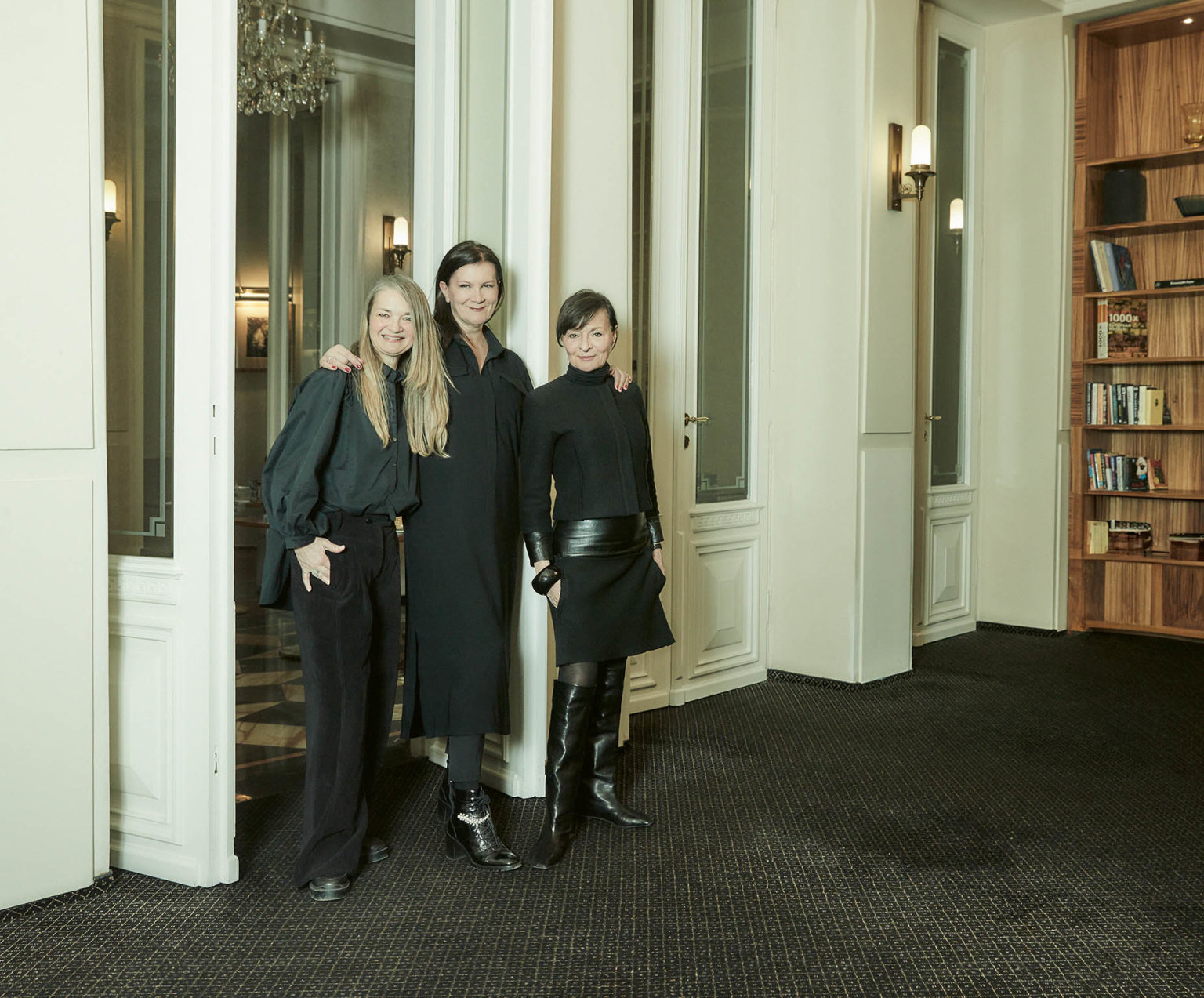 Zleva: Kl�ra Nademl�nsk�, Tatiana Kov���kov� a Lib�na Rochov�