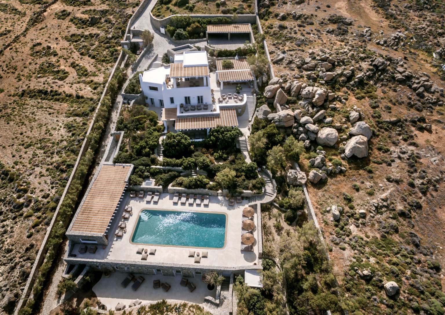 Villa Tama, Mykonos, ecko