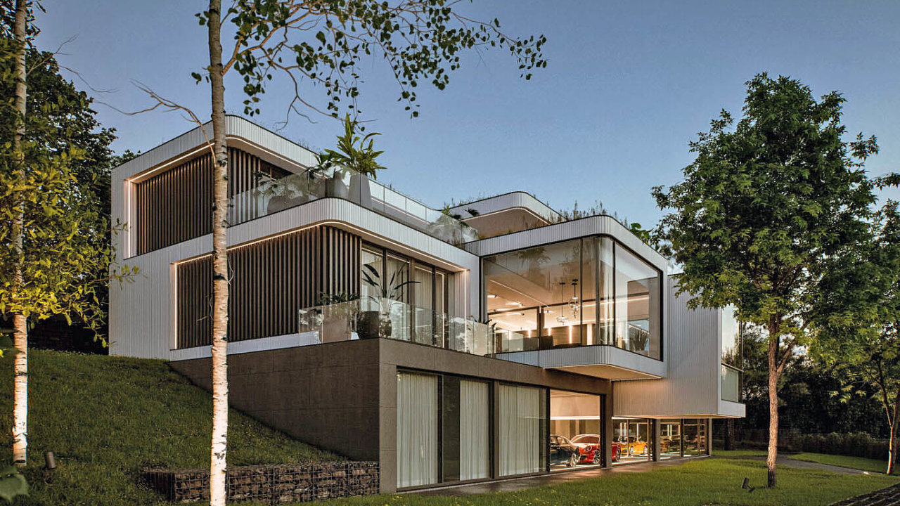 P�i budov�n� domu ve�svahu do�hry vstupuje tlak zeminy na�konstrukci, slo�it�j�� proud�n� vody nejen po�povrchu, ale i�v�podlo�� a�celkov� stabilita ter�nu.