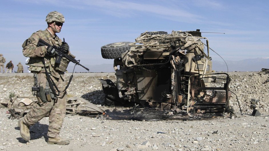 Americk vojk v Afghnistnu, ilustran foto.