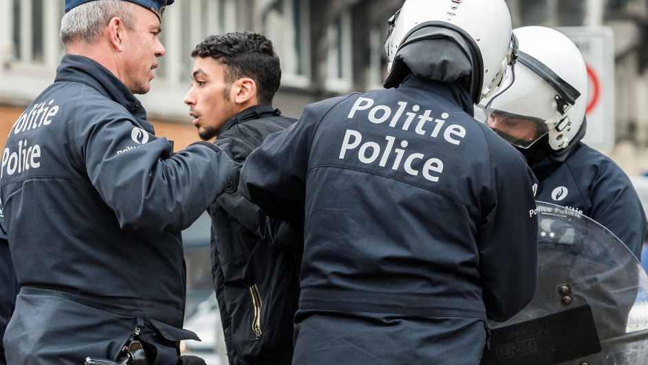 Belgie terorismus demonstrace