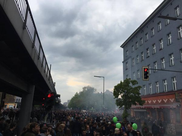 Berl&iacute;n, demonstrace