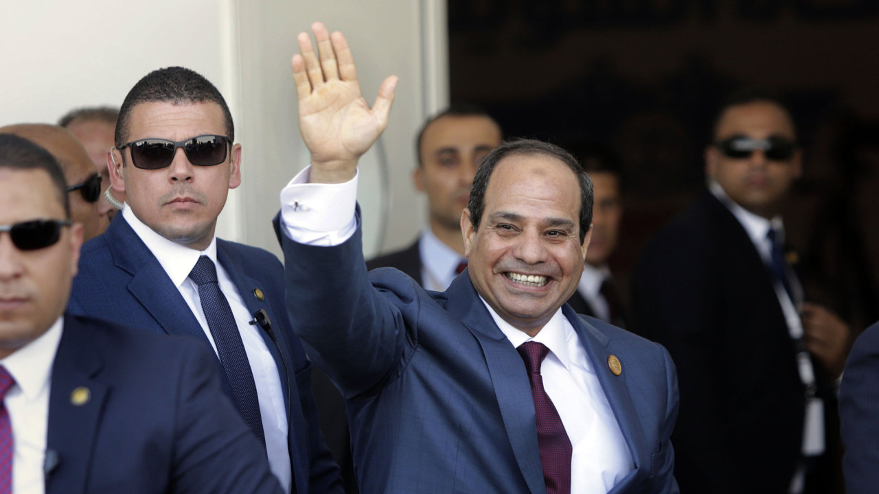 Egyptsk� prezident Abdal Fatt�h S�s�.
