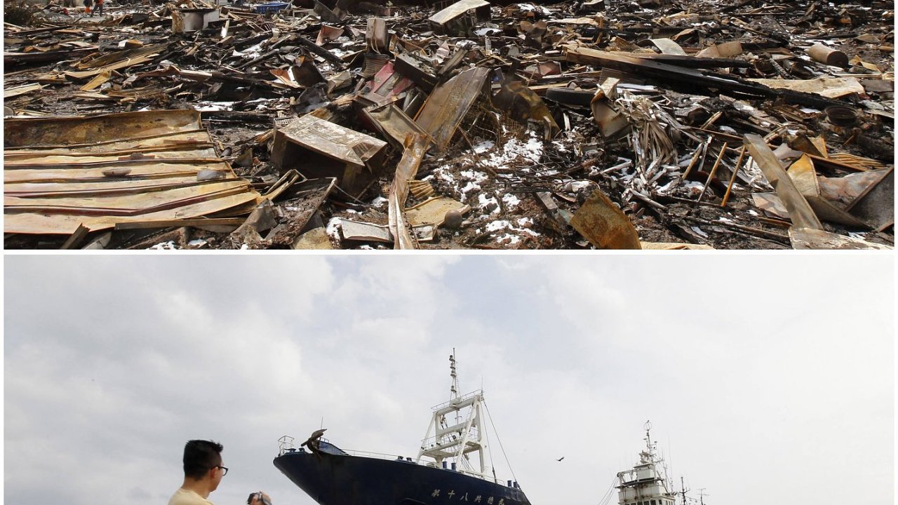 Zem�t�esen� a tsunami v Japonsku 2011