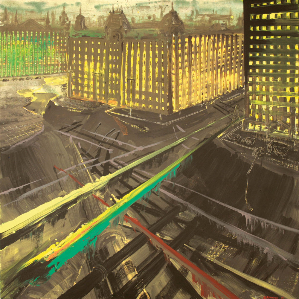 Staré nohy IV, akryl, plátno, 148 × 148 cm, 2015 Staré nohy IV, akryl, plátno, 148 × 148 cm, 2015