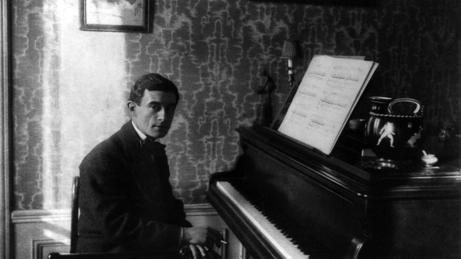 Skladatel Maurice Ravel na snmku z roku 1912.