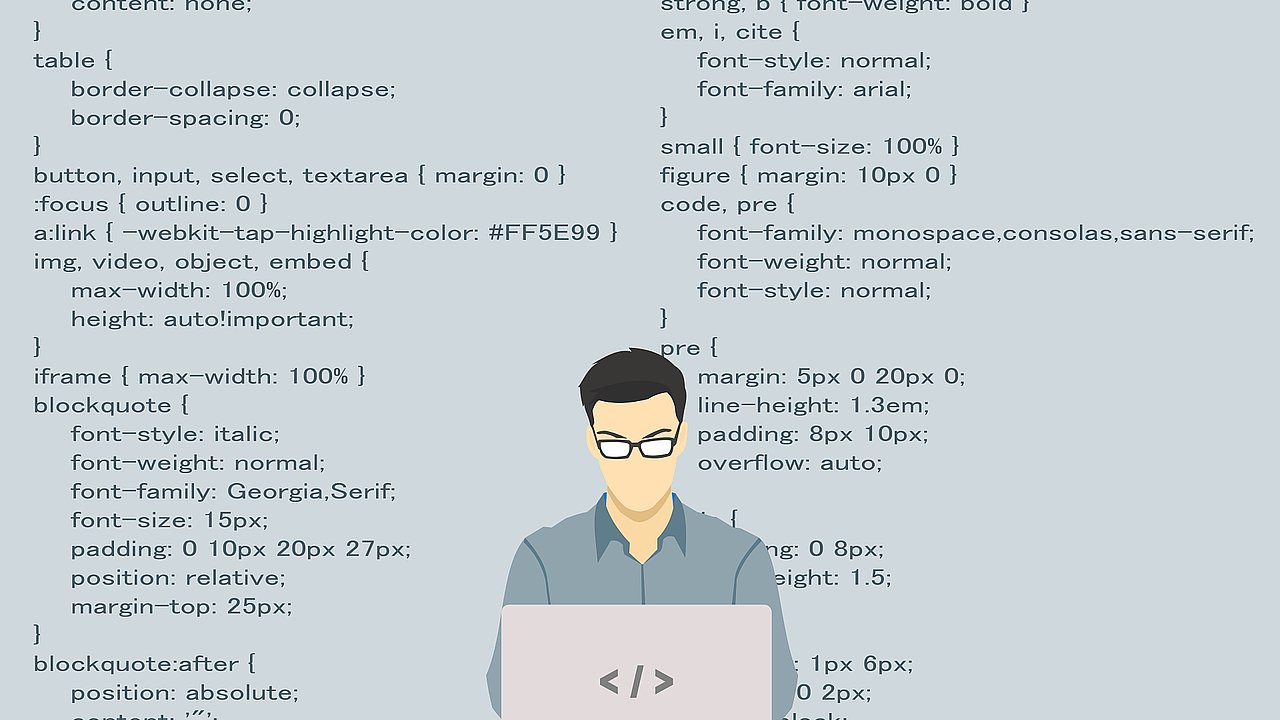 Programátor, IT specialista, ilustrace