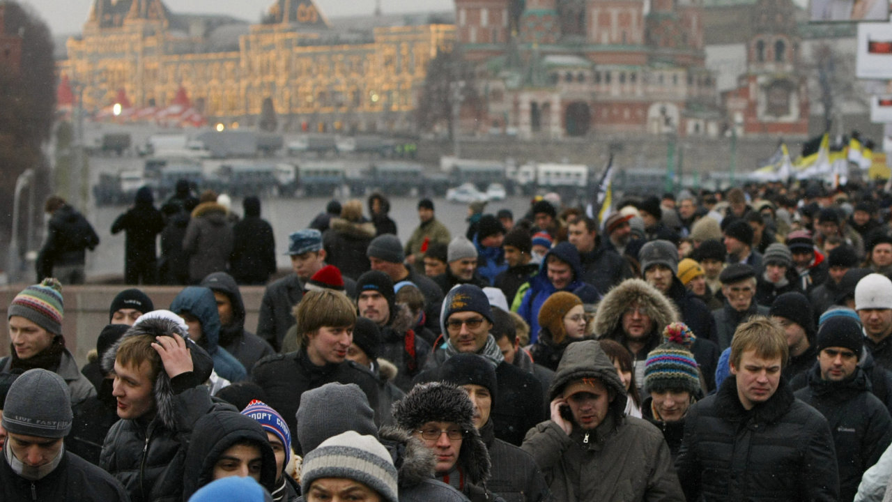 Protestn pochod Rus