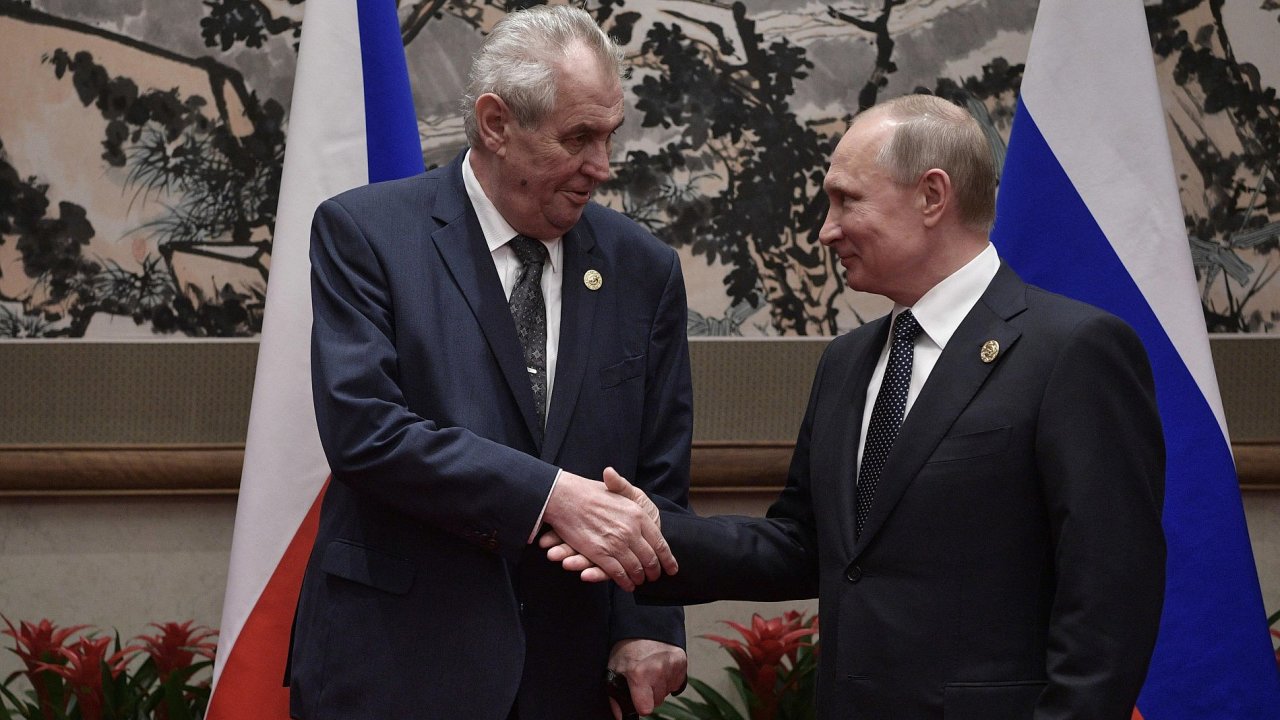 Rusk prezident Putin se setkal s Miloem Zemanem.
