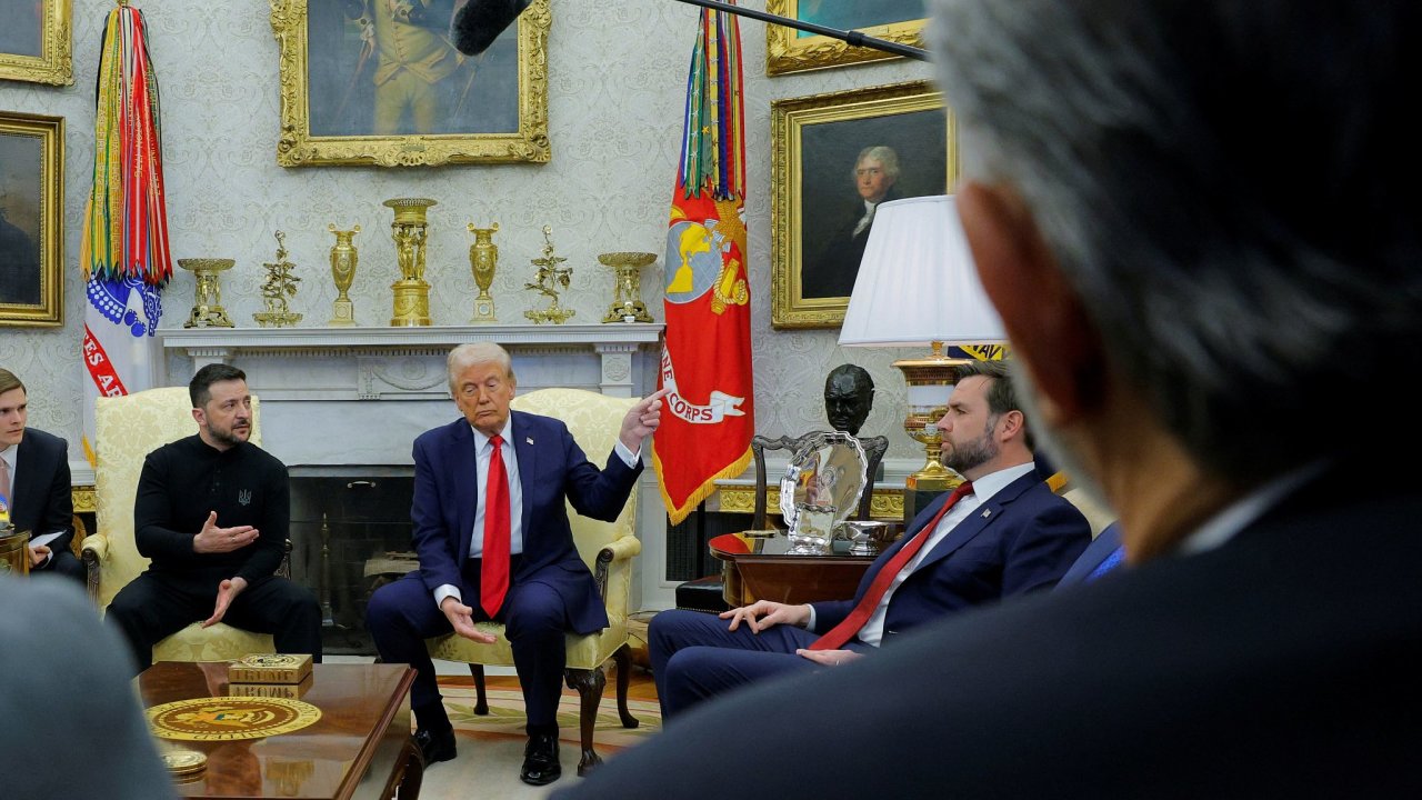 Volodymyr Zelenskyj, Donald Trump, J.D Vance