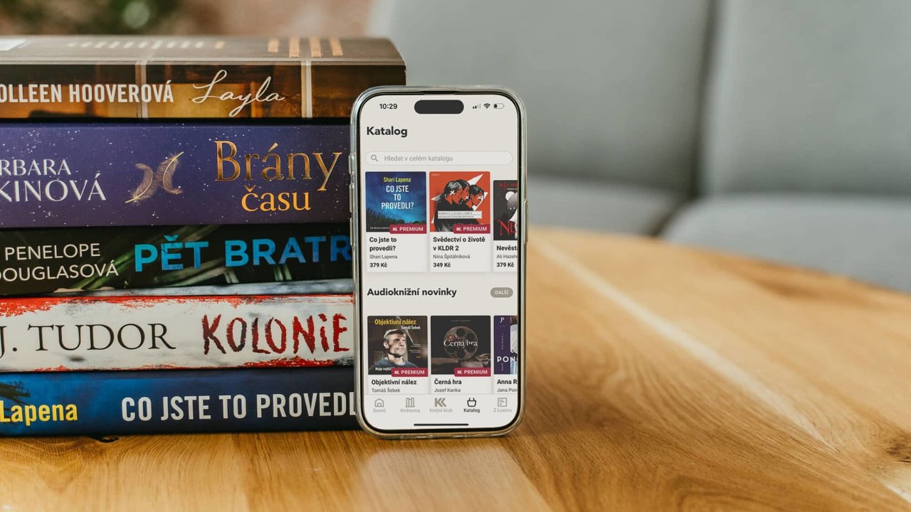 Mobiln aplikace MJ LUXOR  tisce audioknih a e-knih v kapse