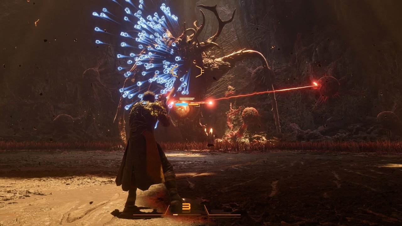 Roguelike st��le�ka SAROS na PlayStation 5 Pro