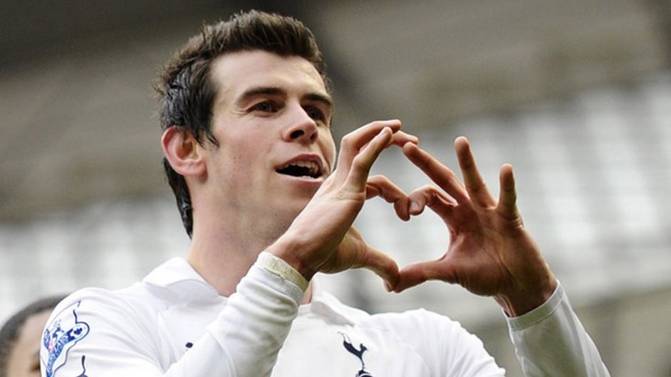 Gareth Bale a jeho patentovan oslava branky
