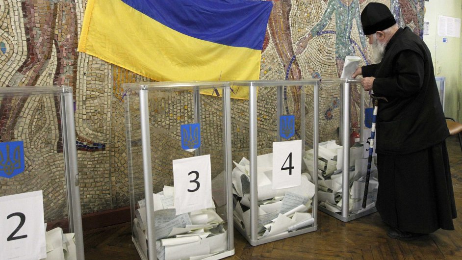 Ukrajinsk parlamentn volby, ilustran foto