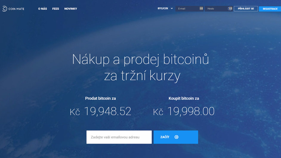 Bitcoinov burza CoinMate.io pracuje v cloudu. Vyuv platformu z eska