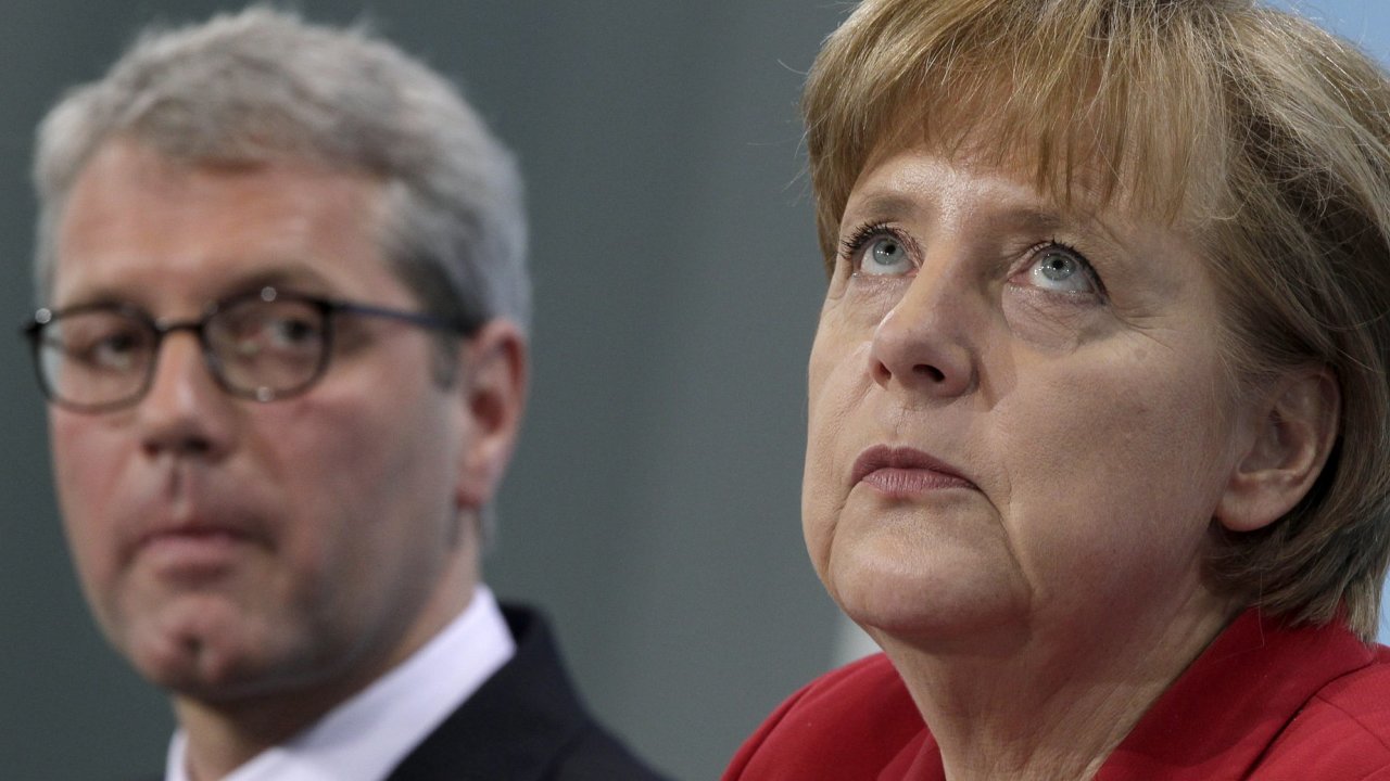 Angela Merkelov (vpravo) a Norbert Rttgen