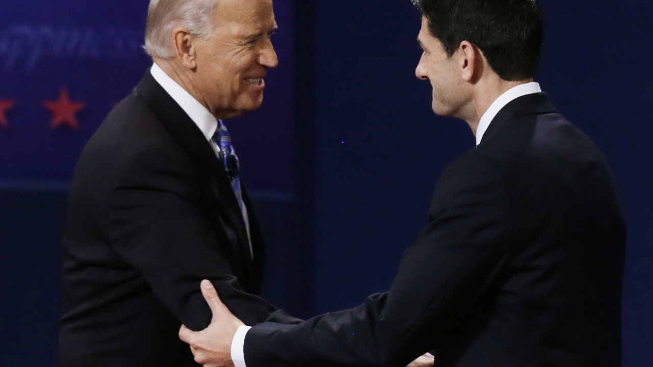 Joe Biden a Paul Ryan