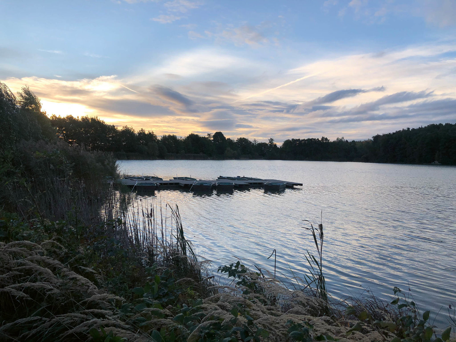 Nejkrásnější pohled je na jezero z naší chalupy. (Foto: archiv Davida Tureckého) Nejkrásnější pohled je na jezero z naší chalupy.