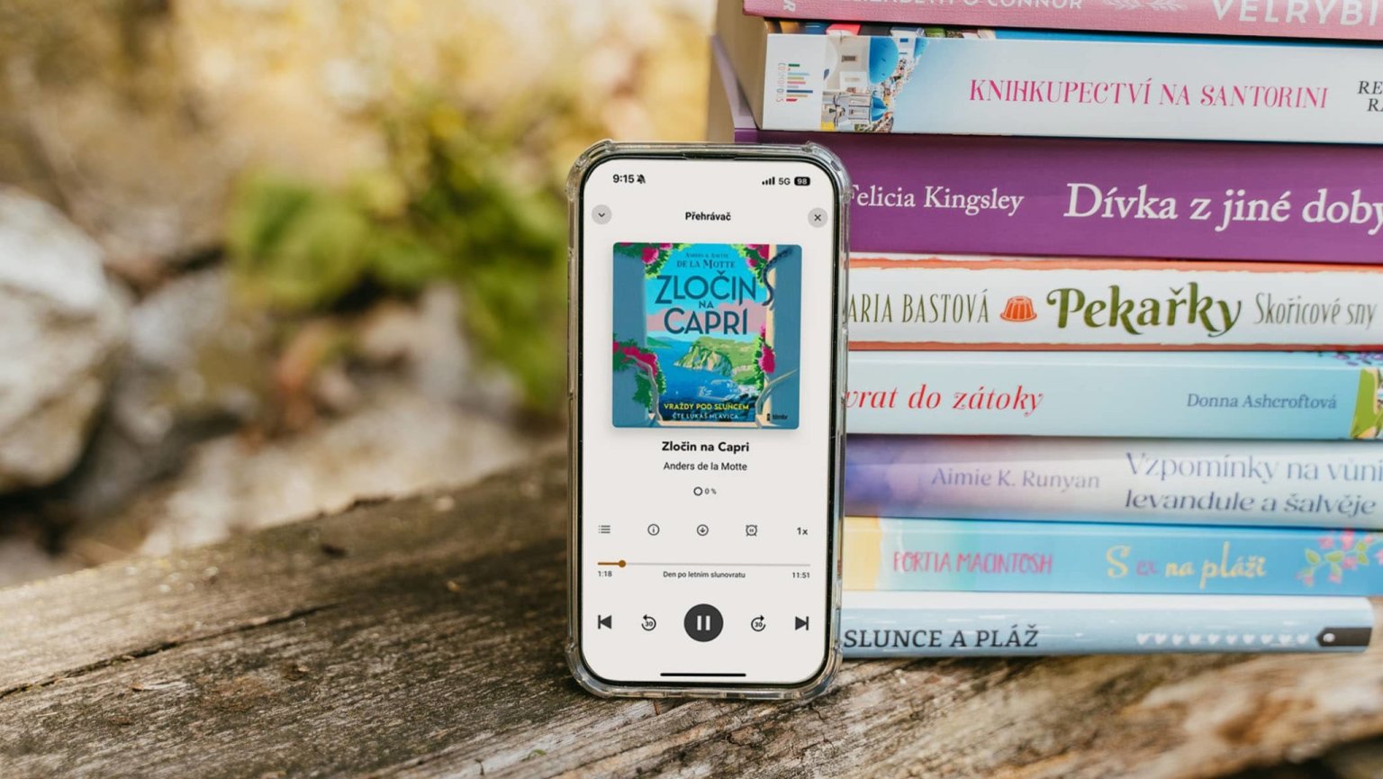 Aplikace MJ LUXOR pro poslech audioknih a ten e-knih