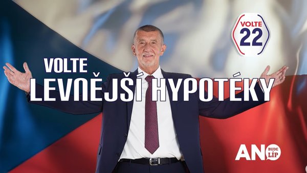 Slib levnějších hypoték byl jedním z trumfů ANO v posledních parlamentních...