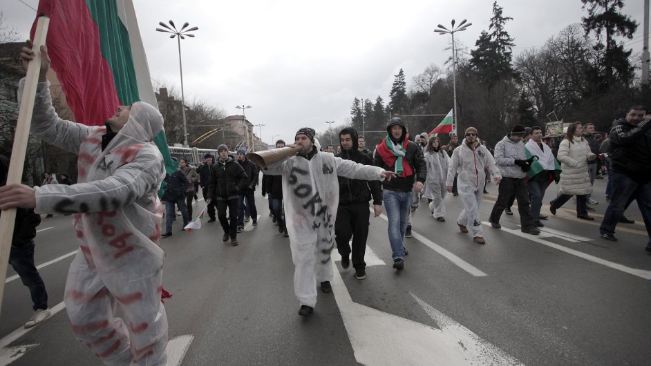 Bulharské protesty proti ÈEZ